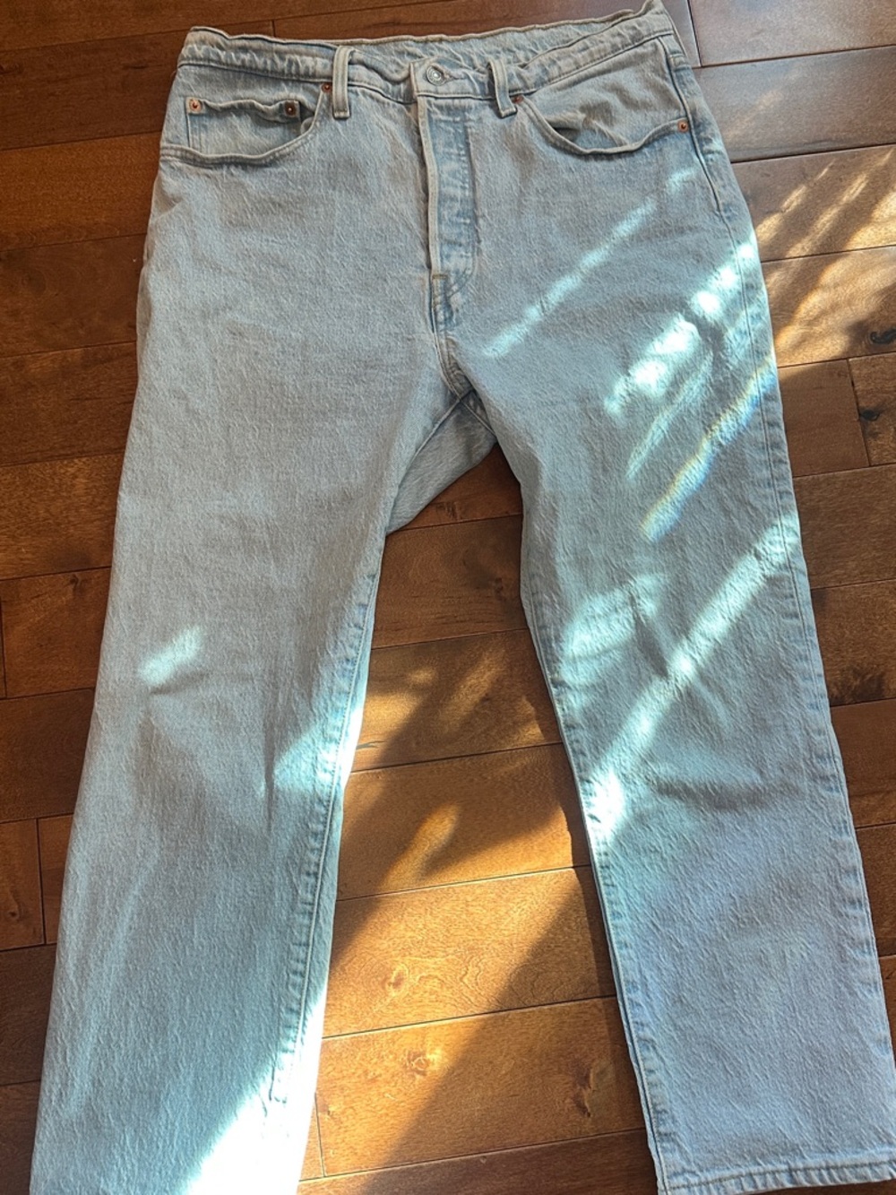 Levi's High-Rise 501 Light Blue Women's Jeans